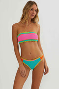 Colorful crochet swimsuit