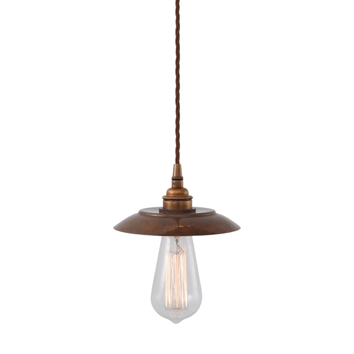 Mullan Lighting Lighting Antique Brass / 100cm (39.5") Reznor Vintage Brass Pendant Light