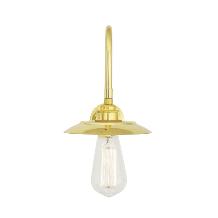 Mullan Lighting Lighting Reznor Vintage Swan Neck Wall Sconce