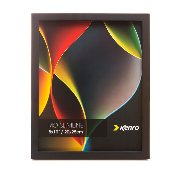 Rio Slimline Collection Photo Frames (Black)