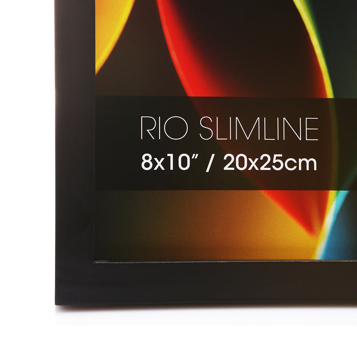 Rio Slimline Collection Photo Frames (Black)