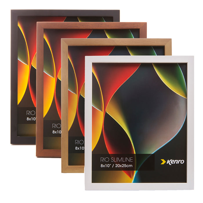 Rio Slimline Collection Photo Frames (Black)