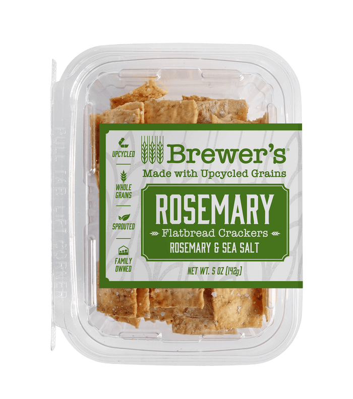 Brewer's Crackers Food Rosemary Sea Salt Flatbread Crackers