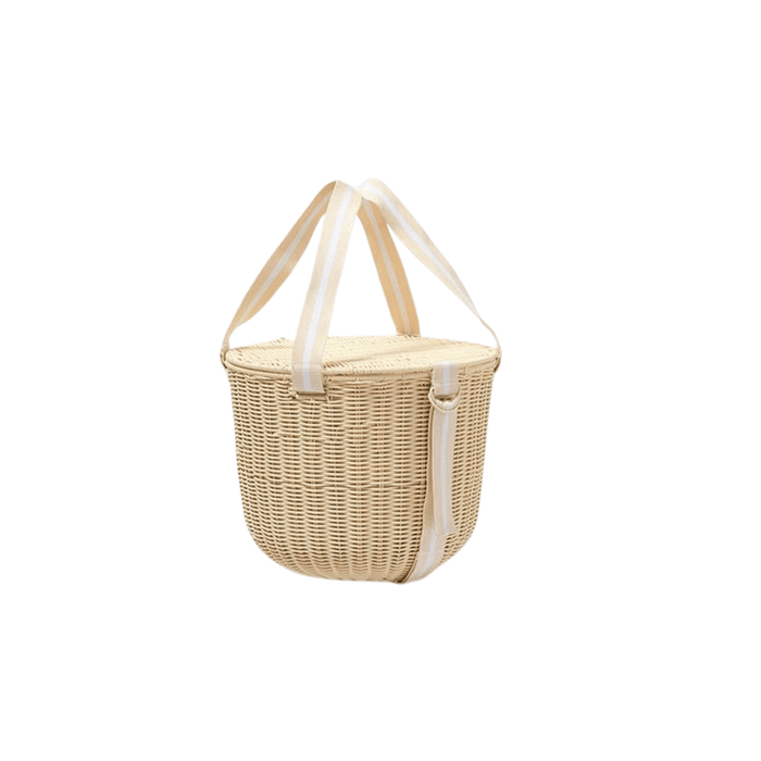 Sunnylife SHOP Round Picnic Cooler Basket