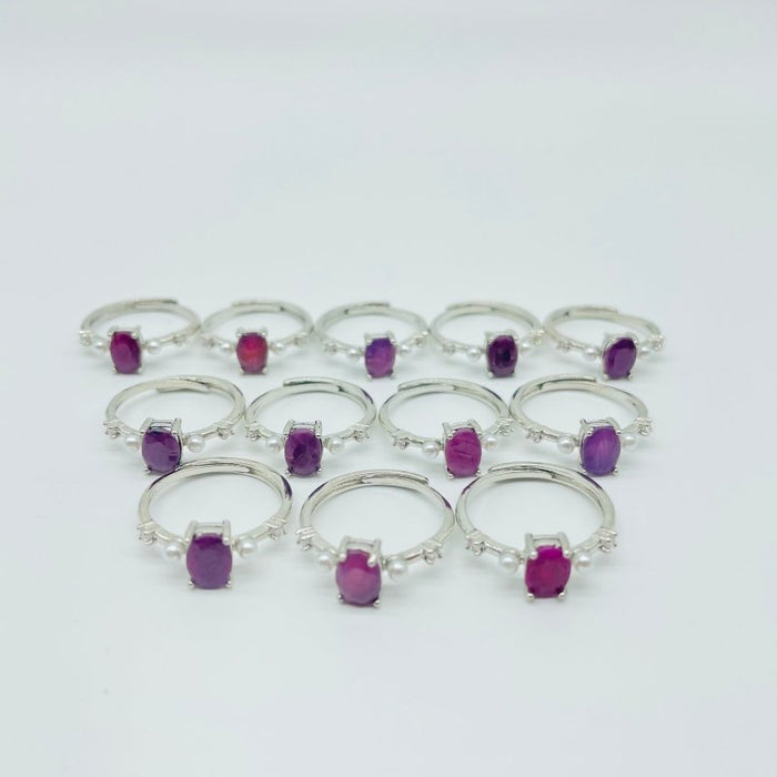 Ruby Ring Cut Faceted Stone Wholesale -Wholesale Crystals