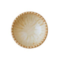 Fodory Kitchen & Dining Beige Ruffled Edge Ceramic Pinch Bowl, Various Colors