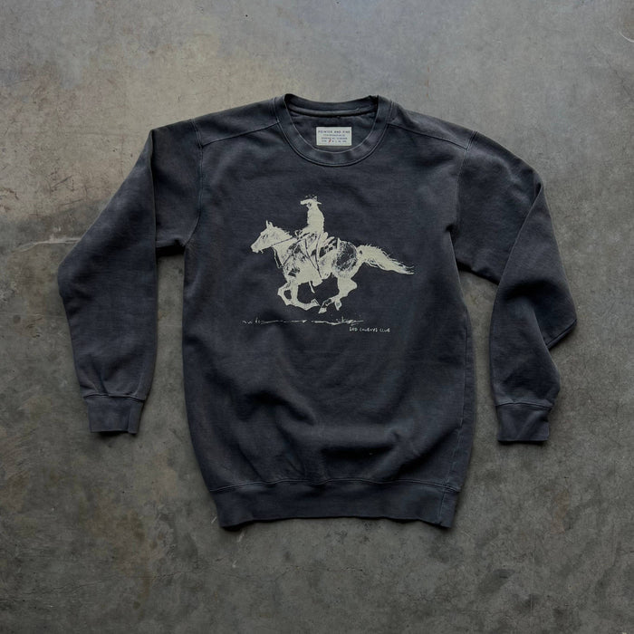 Pointer And Pine Clothing Sad Cowboys Club Charcoal Sweatshirt