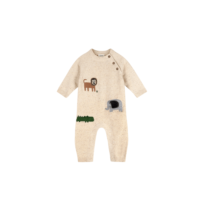 Viverano Organics SHOP Safari Animals Baby Jumpsuit