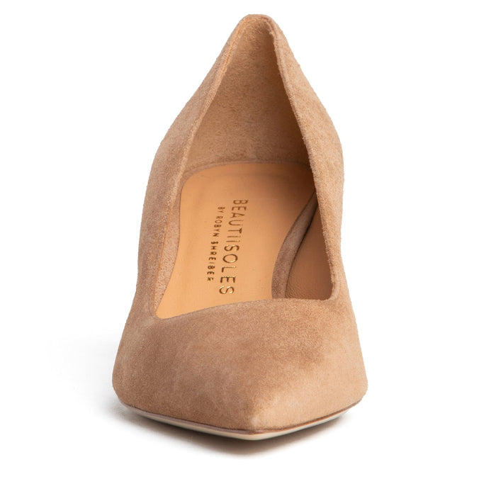 Beautiisoles Shoes Corina Camel Suede