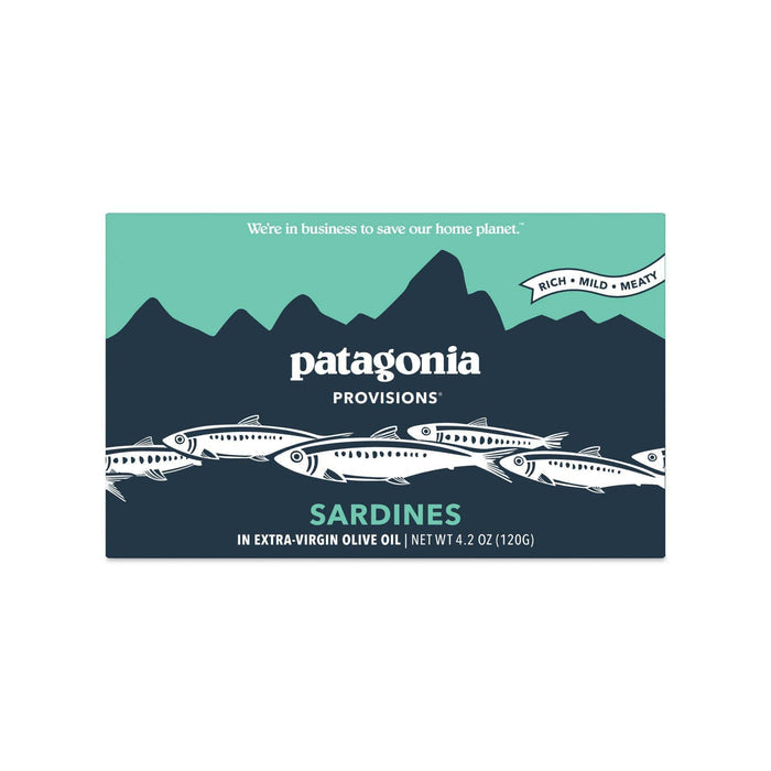 Patagonia Provisions Food Sardines in Olive Oil, Tinned Fish