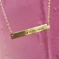 Seattle Is For Lovers Bar Necklace