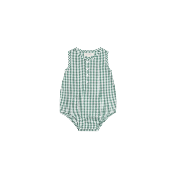 Colored Organics Baby Clothing Seersucker Bubble Romper