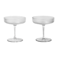 Ferm Living Kitchenware Ripple Champagne Glasses