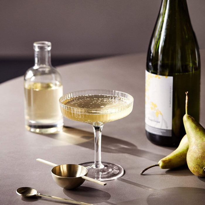 Ferm Living Kitchenware Ripple Champagne Glasses