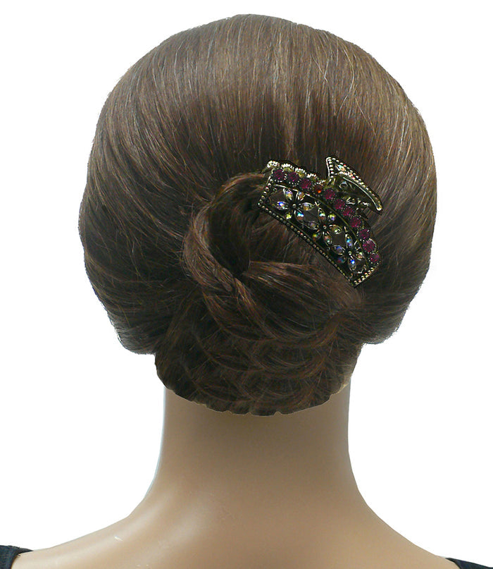 Set of 5 Small Metal Jaw Claw Clip for Hair Styling Hair Twist Hair Bun RW86470-4927-5.