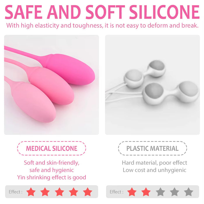 Sex Toys Kegel Weight Exercises Smart Love Balls Three in One Kegel Balls Set