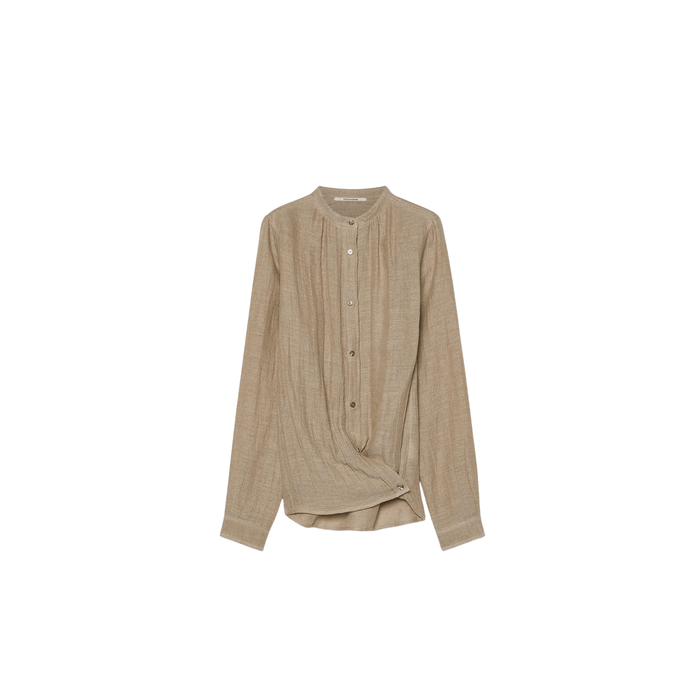 Pomandère SHOP Side-Buttoned Blouse