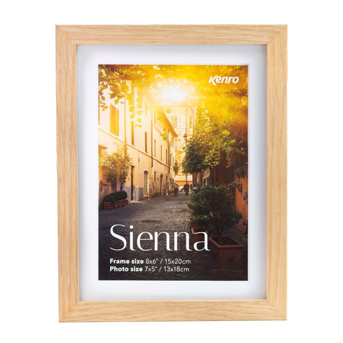 Sienna Series Photo Frames in Natural