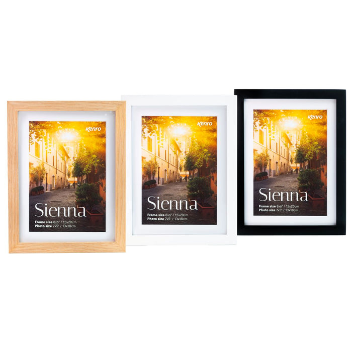Sienna Series Photo Frames in Natural