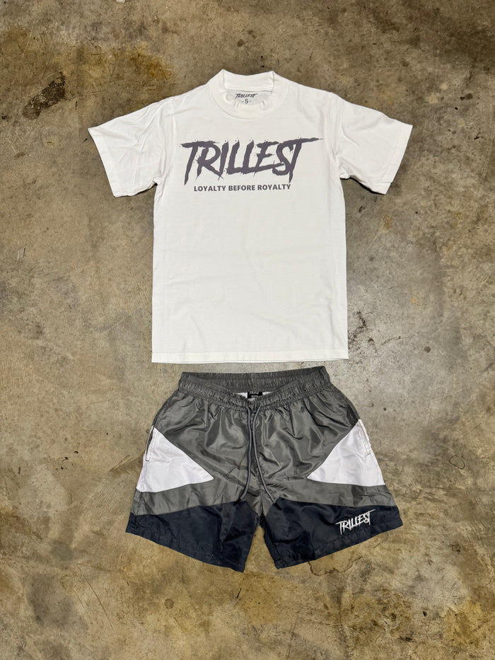 Signature Logo T-Shirt - White/Gray