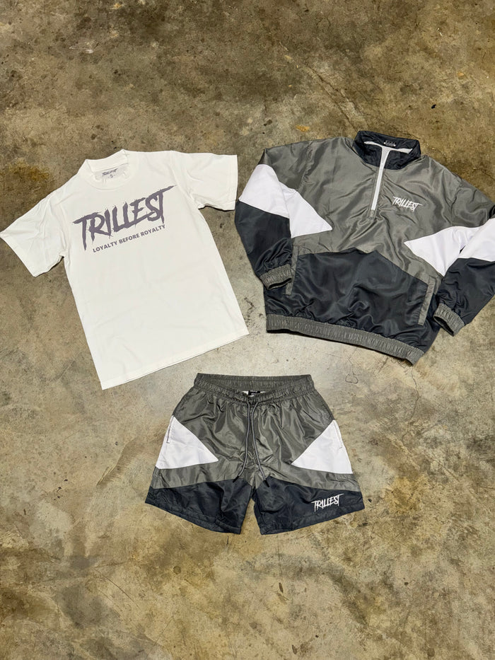 Signature Logo T-Shirt - White/Gray
