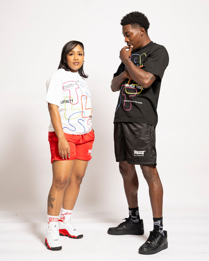 Signature Trillest Logo Shorts - Red
