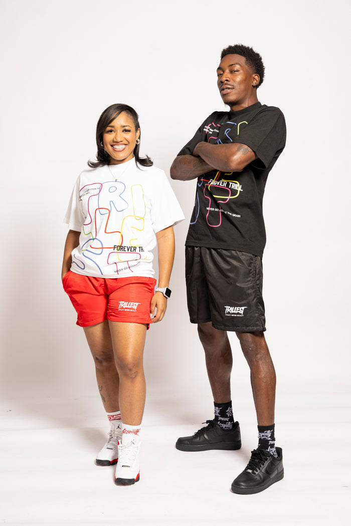 Signature Trillest Logo Shorts - Red