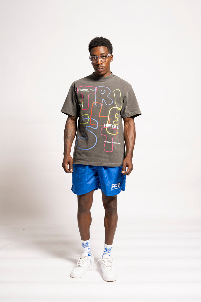 Signature Trillest Logo Shorts - Royal Blue