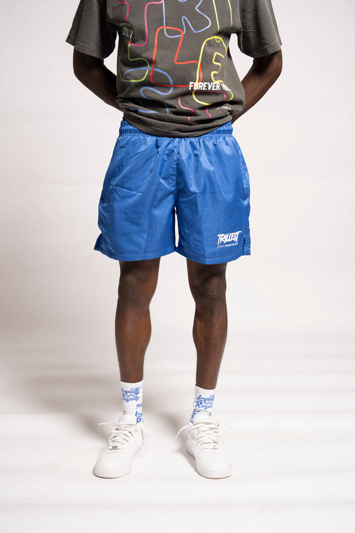 Signature Trillest Logo Shorts - Royal Blue