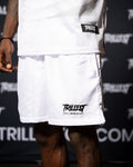 Signature Trillest Logo Shorts - White