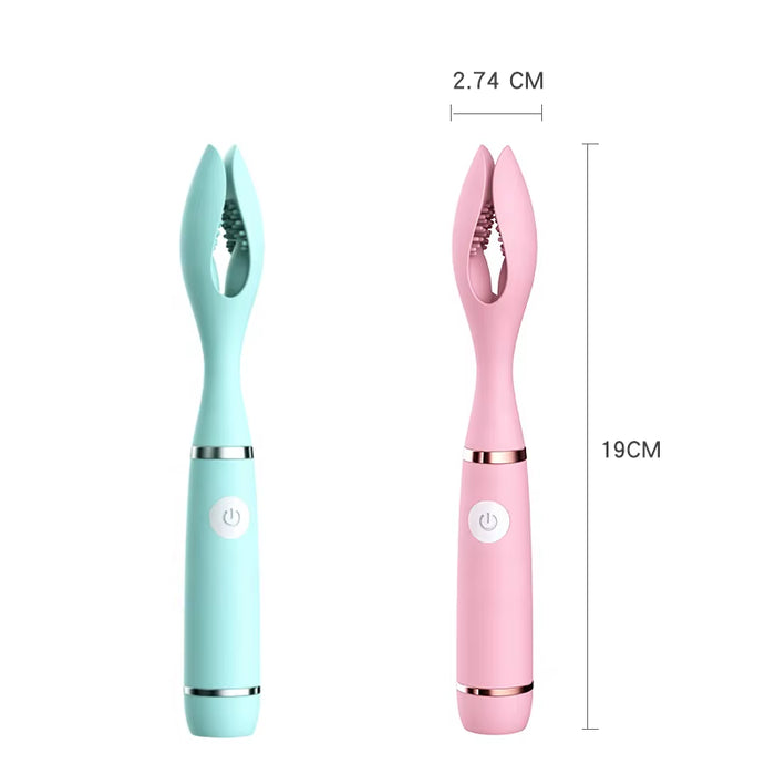 Silicon Female Masturbation Nipple Clamp Vibrator Sex Erotic Toy Products