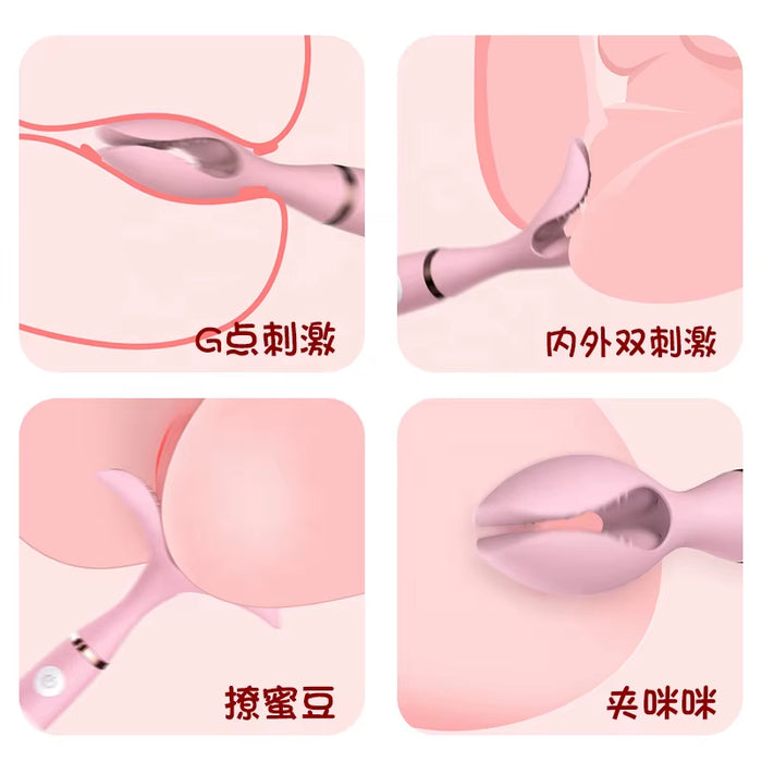 Silicon Female Masturbation Nipple Clamp Vibrator Sex Erotic Toy Products