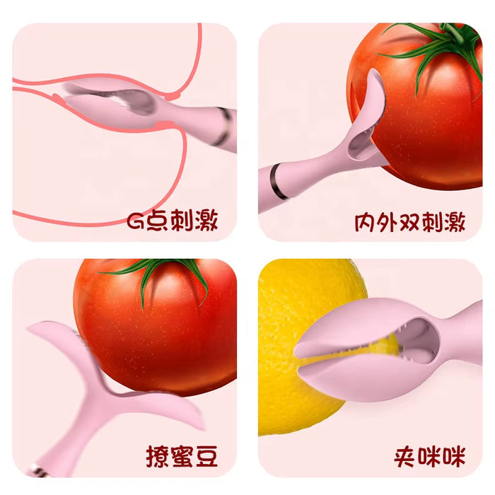 Silicon Female Masturbation Nipple Clamp Vibrator Sex Erotic Toy Products