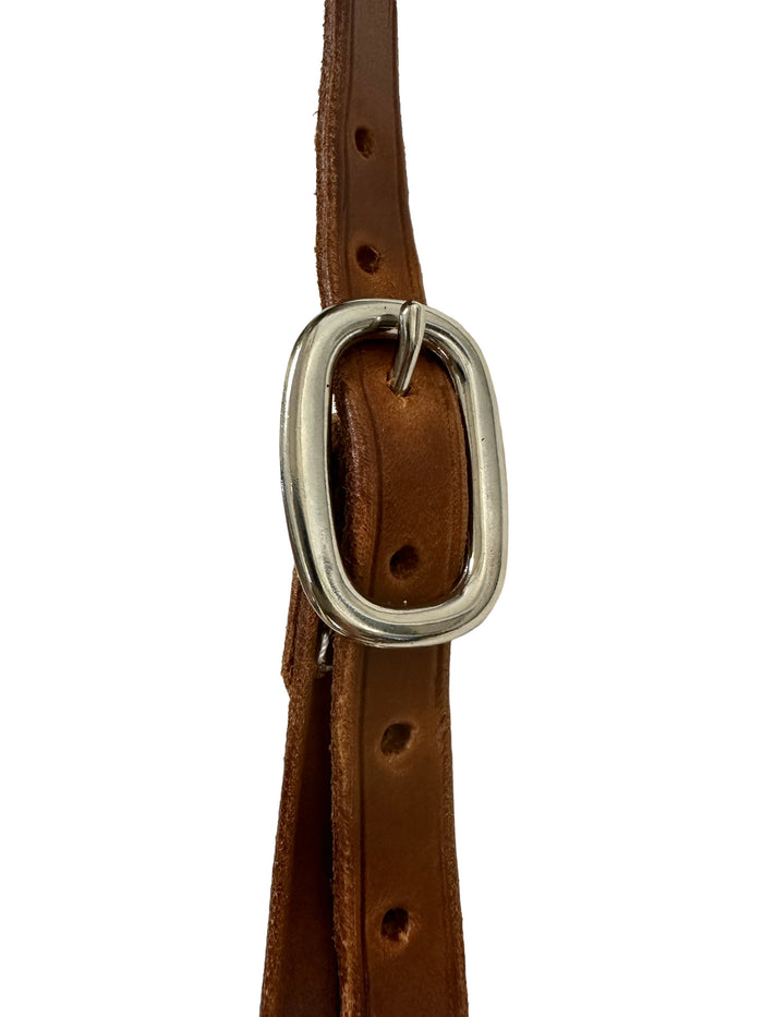 Simple leather Headstall horse size