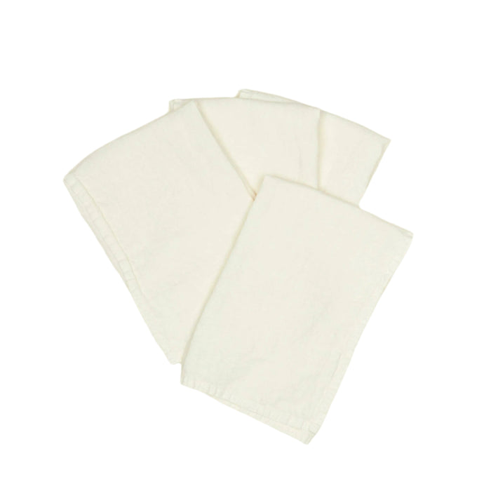 Hawkins New York Ivory Simple Linen Napkins