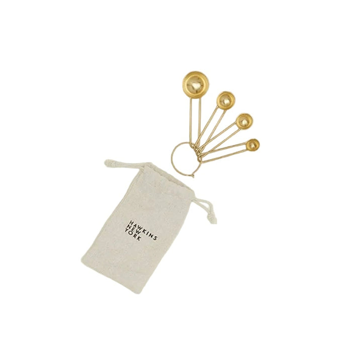 Hawkins New York SIMPLE MEASURING SPOONS - BRASS