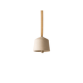 CONVIVIAL Holiday Ornaments Raw Stoneware Single Bell Ornament