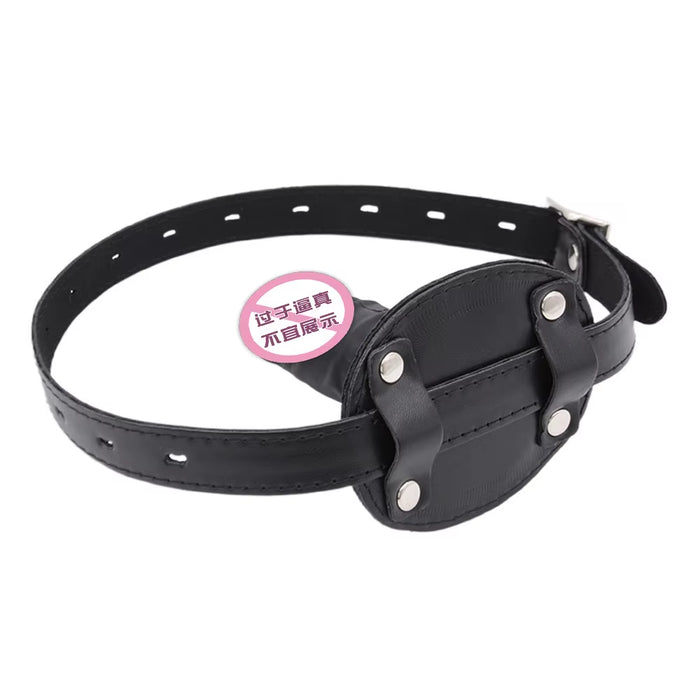 Sm Oral Sex Toys Silicone Strap on Mouth Gag Dildo