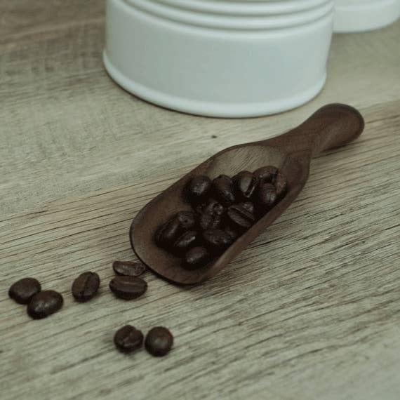 JBrody & Co. Kitchen Tools & Utensils Small Scoop, Walnut Wood