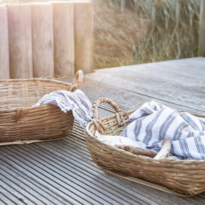 Meraki Basket Low Tradition Basket, Small