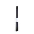 The Floral Society Candle 12" Dipped Taper Candles, Smoke (Various Sizes)