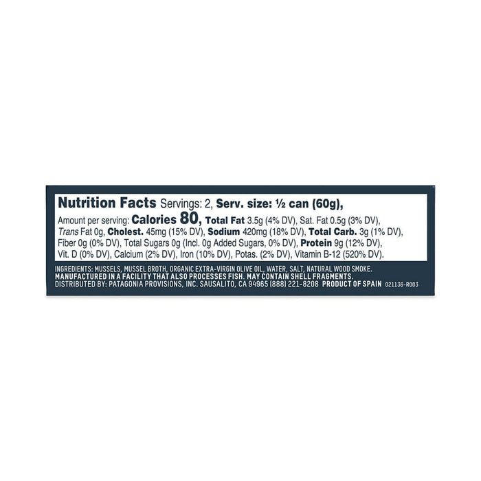 Patagonia Provisions Patagonia Provisions - Smoked Mussels - Tinned Fish