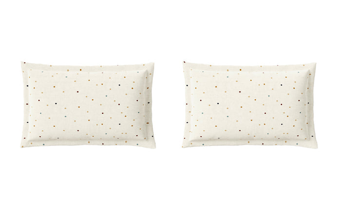 Spaces Aeris Beige Geometric Cotton 144TC Percale Large Bedsheet Set