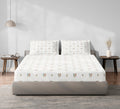 Spaces Aeris Cream Floral 100% Cotton 144 TC Queen Fitted Sheet