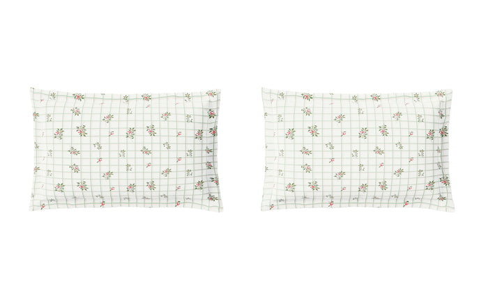 Spaces Aeris White Floral Cotton 144TC Percale Large Bedsheet Set