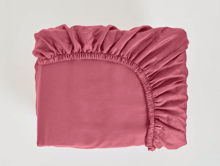 Spaces Aven Rose Solid 100% Cotton 210 TC Large Bedsheet with 2 Pillow Covers - 108 x 108 Inches