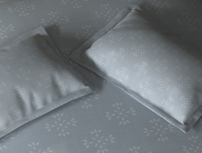 Spaces Avira Ether Ornate Microfiber Double Quilt - 88 x 106 Inches