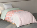Spaces Fiora Light Pink Floral 100% Cotton Single Quilt - 59 x 86 Inches