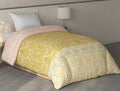 Spaces Fiora Light Yellow Ornate 100% Cotton Single Quilt - 59 x 86 Inches