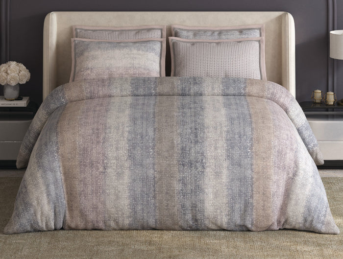 Spaces Meraki Light Taupe 100% Cotton 300 TC Floral Premium Large Bedsheet with 4 Pillow Covers - 108 x 108 Inches